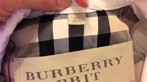 how to tell if burberry quilted jacket is real|real burberry coat.